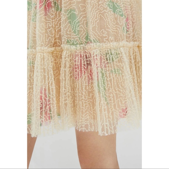 Anthropologie Sequined Tulle Mini Dress - Size XLP - NWT - Picture 3 of 15